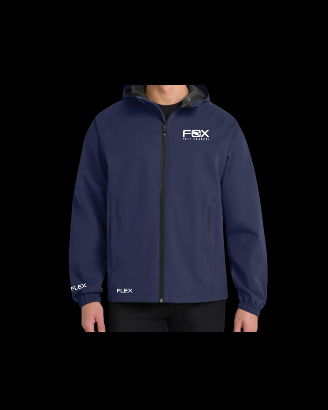 FLEX | FOX Navy Rain Jacket